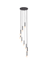 Aldex Pendant Lamp Riu 9 All Black 9 x max 5W LED (1117N1)