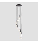 Pendant lamps spheres - Aldex Pendant Lamp Riu 9 All Black 9 x max 5W LED (1117N1) - product 2