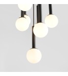 Pendant lamps spheres - Aldex Pendant Lamp Riu 7 All Black 7 x max 5W LED (1117T1) - product 4