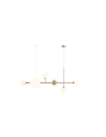 Aldex Pendant Lamp Dione 6 Beige 4 x max 10W LED / 2 x max 15W LED (1092K17)