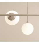 Beige pendant lamps - Aldex Pendant Lamp Dione 6 Beige 4 x max 10W LED / 2 x max 15W LED (1092K17) - product 3