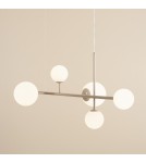 Beige pendant lamps - Aldex Pendant Lamp Dione 6 Beige 4 x max 10W LED / 2 x max 15W LED (1092K17) - product 5