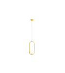 Yellow pendant lamps - Aldex Riva Mustard Pendant Lamp 1 x max 10W LED (1086G14) - product 1