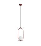 Red pendant lamps - Aldex Riva Red Wine Pendant Lamp 1 x max 10W LED (1086G15). - product 1
