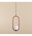Red pendant lamps - Aldex Riva Red Wine Pendant Lamp 1 x max 10W LED (1086G15). - product 2