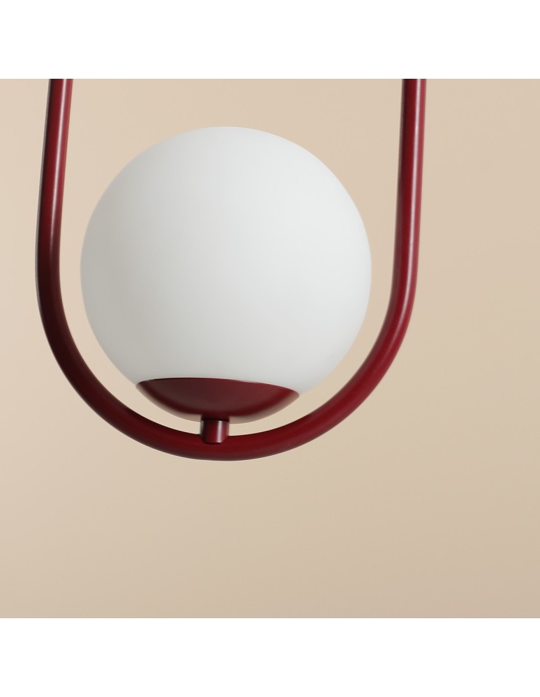 Red pendant lamps - Aldex Riva Red Wine Pendant Lamp 1 x max 10W LED (1086G15). - product kolory-swiatla.pl 3
