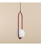 Red pendant lamps - Aldex Riva Red Wine Pendant Lamp 1 x max 10W LED (1086G15). - product 5