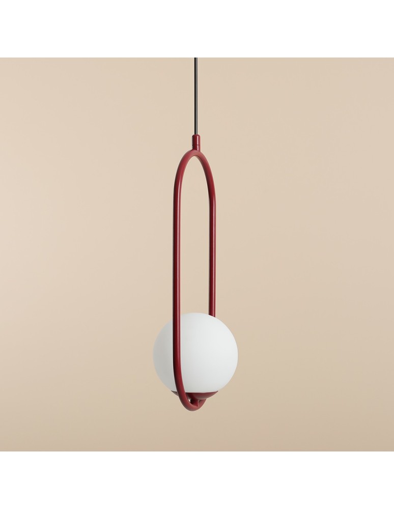 Red pendant lamps - Aldex Riva Red Wine Pendant Lamp 1 x max 10W LED (1086G15). - product kolory-swiatla.pl 5