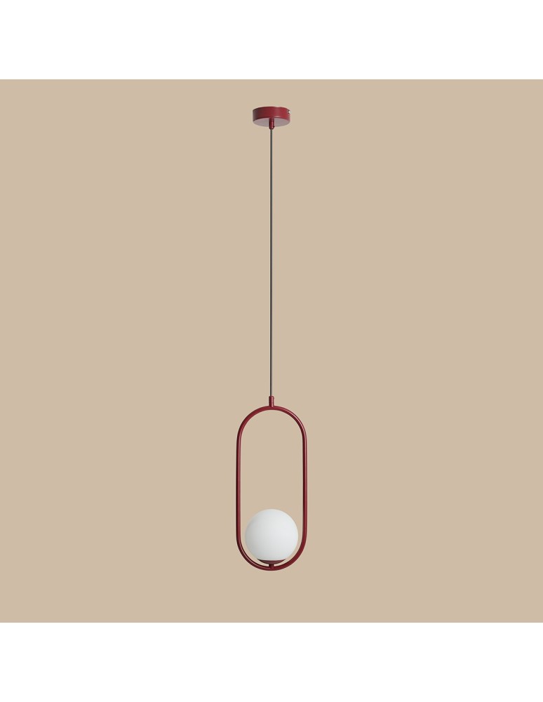 Red pendant lamps - Aldex Riva Red Wine Pendant Lamp 1 x max 10W LED (1086G15). - product kolory-swiatla.pl 6