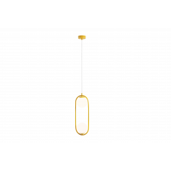 Aldex Lampa Wisząca Riva 2 Mustard 2 x max 10W LED (1086H14)