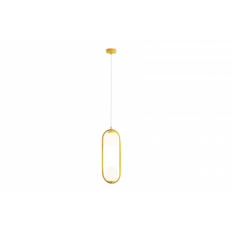 Aldex Lampa Wisząca Riva 2 Mustard 2 x max 10W LED (1086H14)