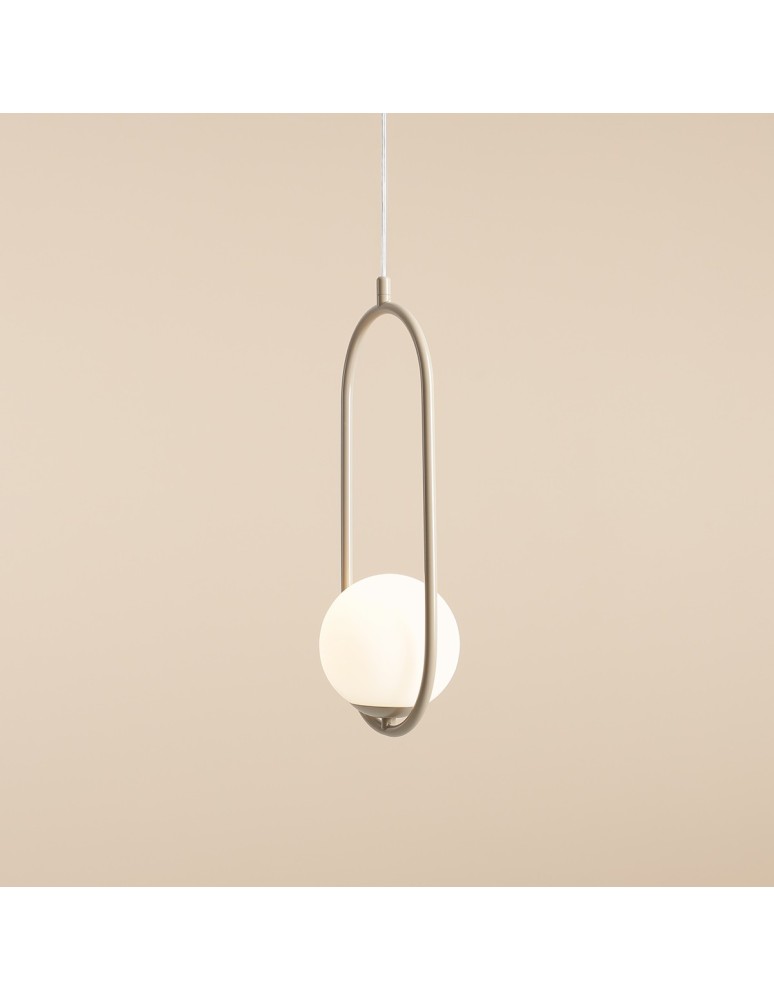 Beige pendant lamps - Aldex Pendant Lamp Riva Beige 1 x max 10W LED (1086G17) - product kolory-swiatla.pl 3
