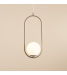 Beige pendant lamps - Aldex Pendant Lamp Riva Beige 1 x max 10W LED (1086G17) - product 4