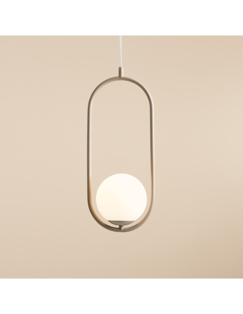 Beige pendant lamps - Aldex Pendant Lamp Riva Beige 1 x max 10W LED (1086G17) - product kolory-swiatla.pl 4