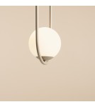 Beige pendant lamps - Aldex Pendant Lamp Riva Beige 1 x max 10W LED (1086G17) - product 6