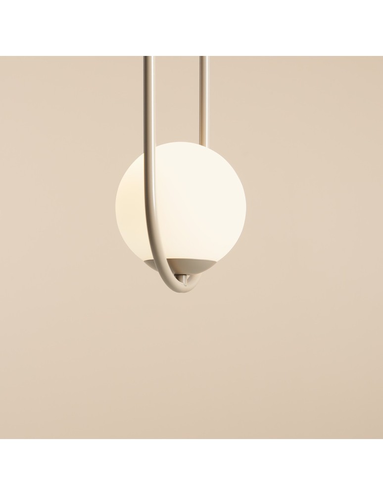 Beige pendant lamps - Aldex Pendant Lamp Riva Beige 1 x max 10W LED (1086G17) - product kolory-swiatla.pl 6