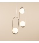 Beige pendant lamps - Aldex Pendant Lamp Riva Beige 1 x max 10W LED (1086G17) - product 7