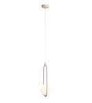 Beige pendant lamps - Aldex Pendant Lamp Riva Beige 1 x max 10W LED (1086G17) - product 1