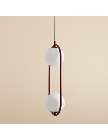 Aldex Riva 2 Red Wine Pendant Lamp 2 x max 10W LED (1086H15). - product 2