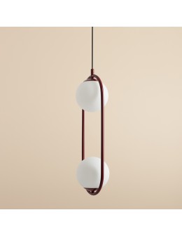 Aldex Lampa Wisząca Riva 2 Red Wine 2 x max 10W LED (1086H15) - produkt 2