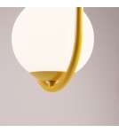 Yellow pendant lamps - Aldex Riva 2 Mustard Pendant Lamp 2 x max 10W LED (1086H14) - product 3