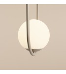 Beige pendant lamps - Aldex Pendant Lamp Riva 2 Beige 2 x max 10W LED (1086H17) - product 4