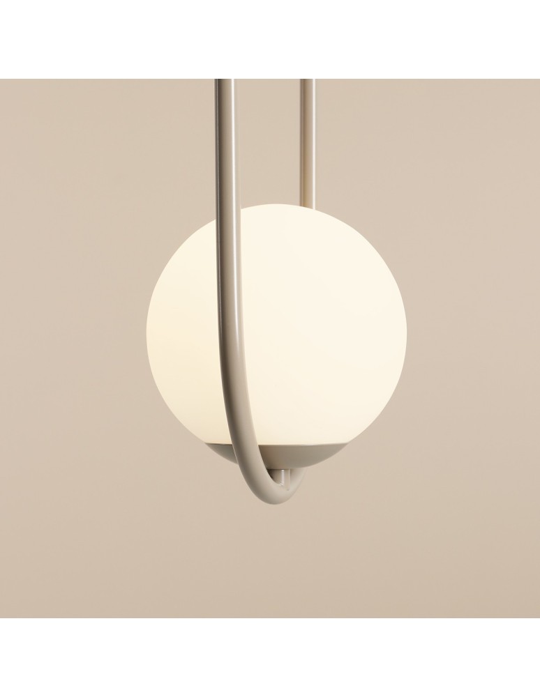 Beige pendant lamps - Aldex Pendant Lamp Riva 2 Beige 2 x max 10W LED (1086H17) - product kolory-swiatla.pl 4