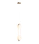 Beige pendant lamps - Aldex Pendant Lamp Riva 2 Beige 2 x max 10W LED (1086H17) - product 6