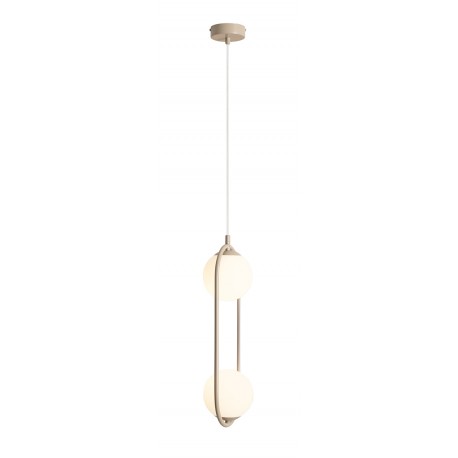 Aldex Lampa Wisząca Riva 2 Beige 2 x max 10W LED (1086H17)