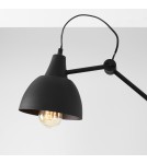 Cantilever wall lamps - Aldex Wall lamp Aida 2 Black 2 x max 15W LED (842D) - product 2