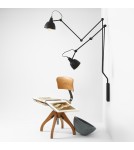Cantilever wall lamps - Aldex Wall lamp Aida 2 Black 2 x max 15W LED (842D) - product 3