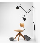 Cantilever wall lamps - Aldex Wall lamp Aida 2 Black 2 x max 15W LED (842D) - product 4
