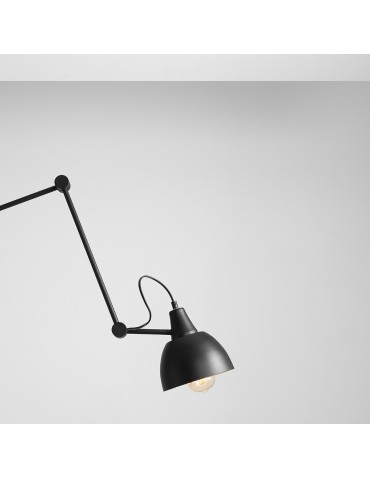 Aldex Aida Standing Lamp Black (Gold Shade Center) 1 x max 15W LED (843A) - product 2