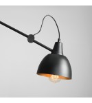 Broken floor lamps - Aldex Aida Standing Lamp Black (Gold Shade Center) 1 x max 15W LED (843A) - product 3