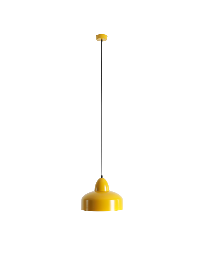 Scandinavian style pendant lamps - Aldex Como Mustard Pendant Lamp 1 x max 15W LED (946G14) - product kolory-swiatla.pl 1