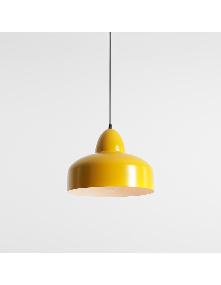 Scandinavian style pendant lamps - Aldex Como Mustard Pendant Lamp 1 x max 15W LED (946G14) - product kolory-swiatla.pl 3