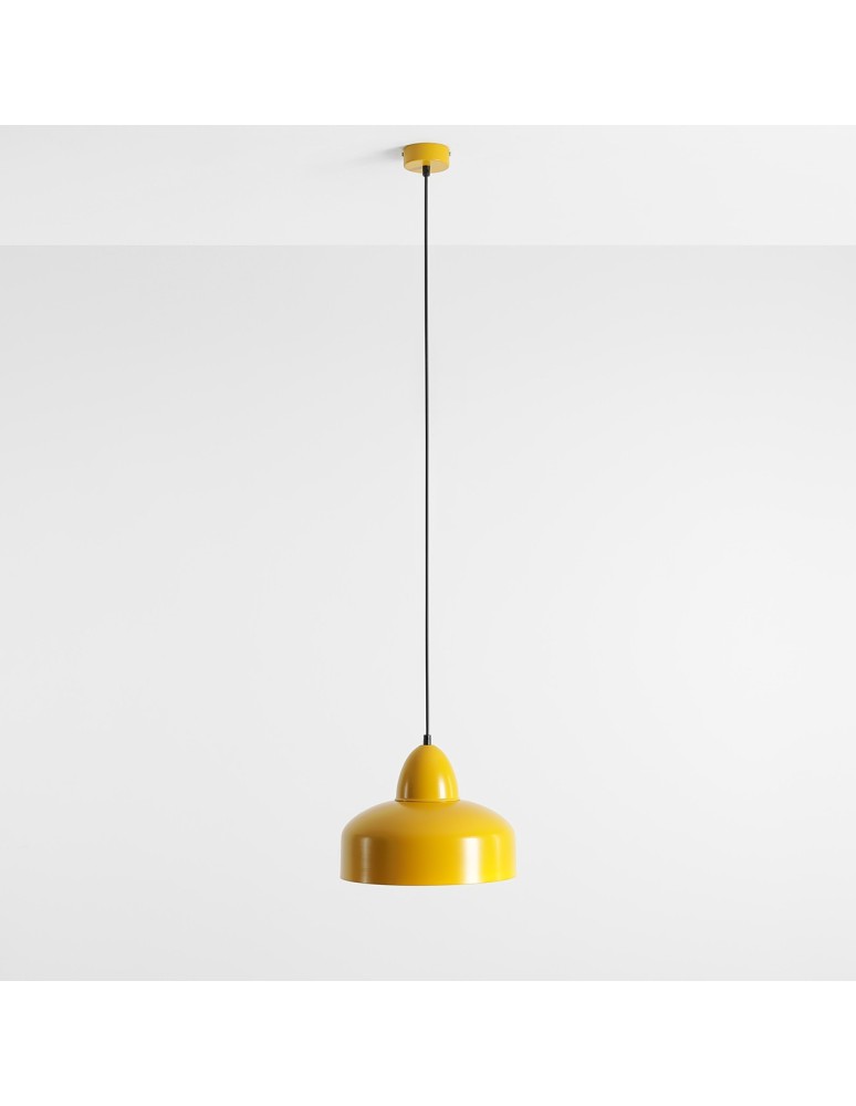 Scandinavian style pendant lamps - Aldex Como Mustard Pendant Lamp 1 x max 15W LED (946G14) - product kolory-swiatla.pl 5