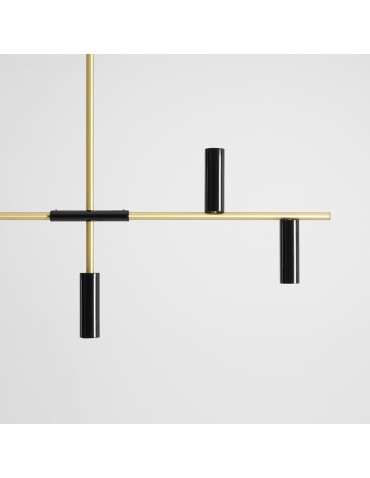 Aldex Pendant Lamp Trevo 7 Black Brass 7 x 35W (1083T40) - product 2