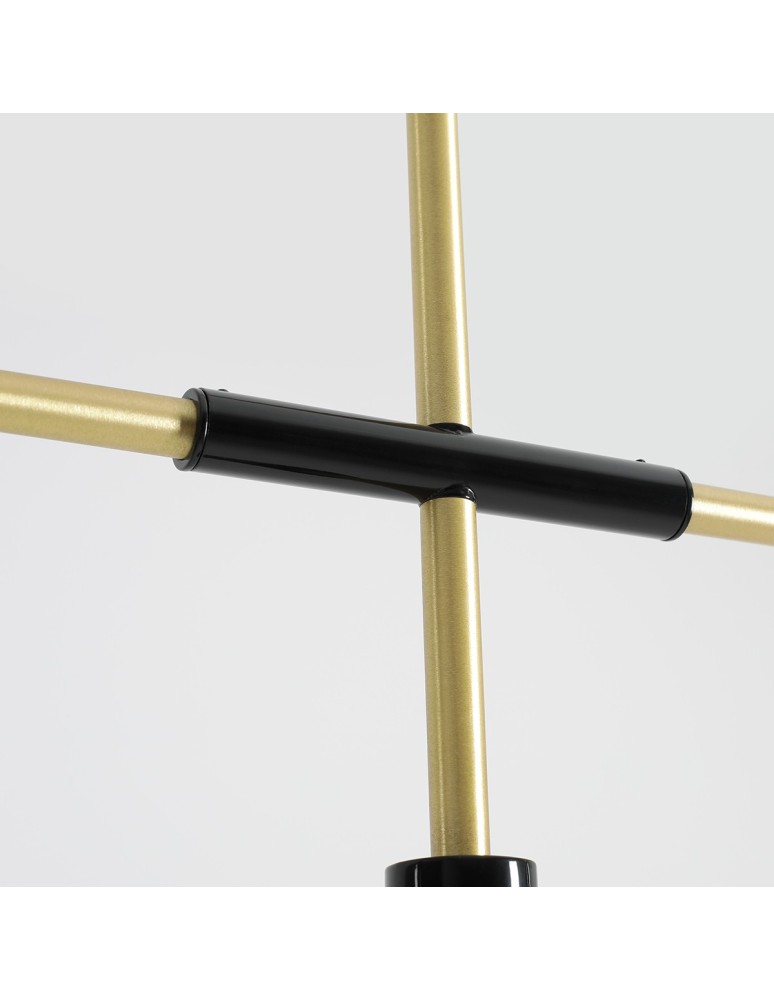 Pendant lamps over the island - Aldex Pendant Lamp Trevo 7 Black Brass 7 x 35W (1083T40) - product kolory-swiatla.pl 3