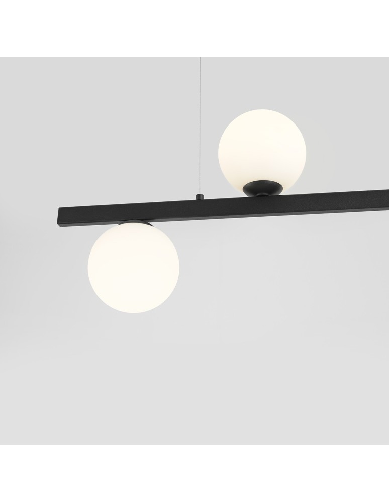 Pendant lamps spheres - Aldex Pendant Lamp Garda 5 Black 4 x max 10W LED / 1 x max 15W LED (1099F1) - product kolory-swiatla.pl 4