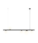 Pendant lamps spheres - Aldex Pendant Lamp Garda 5 Black 4 x max 10W LED / 1 x max 15W LED (1099F1) - product 6