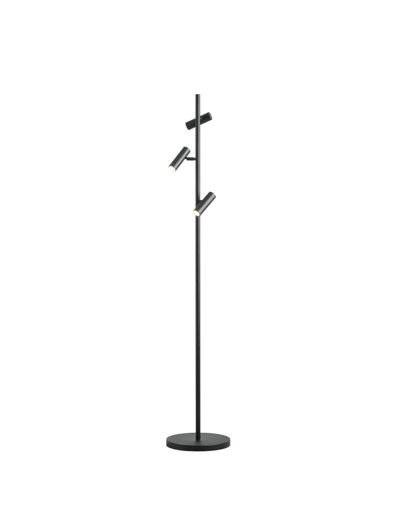 Adjustable floor lamps - Aldex Trevo All Standing Lamp Black 3 x 35W (1104A1) - product kolory-swiatla.pl 1