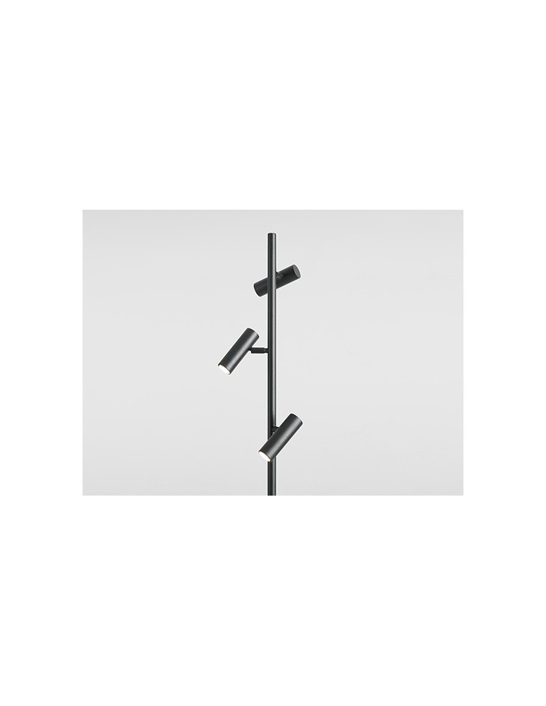 Adjustable floor lamps - Aldex Trevo All Standing Lamp Black 3 x 35W (1104A1) - product kolory-swiatla.pl 2