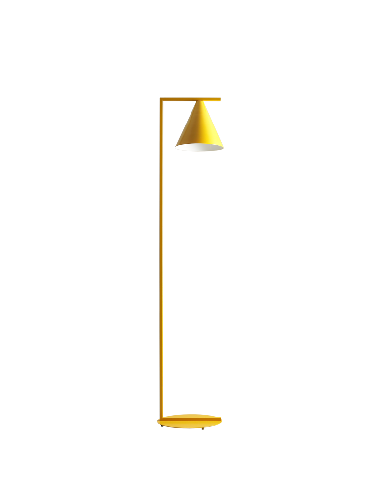 Modern floor lamps - Aldex Form Mustard Standing Lamp 1 x max 15W LED (1108A14) - product kolory-swiatla.pl 1