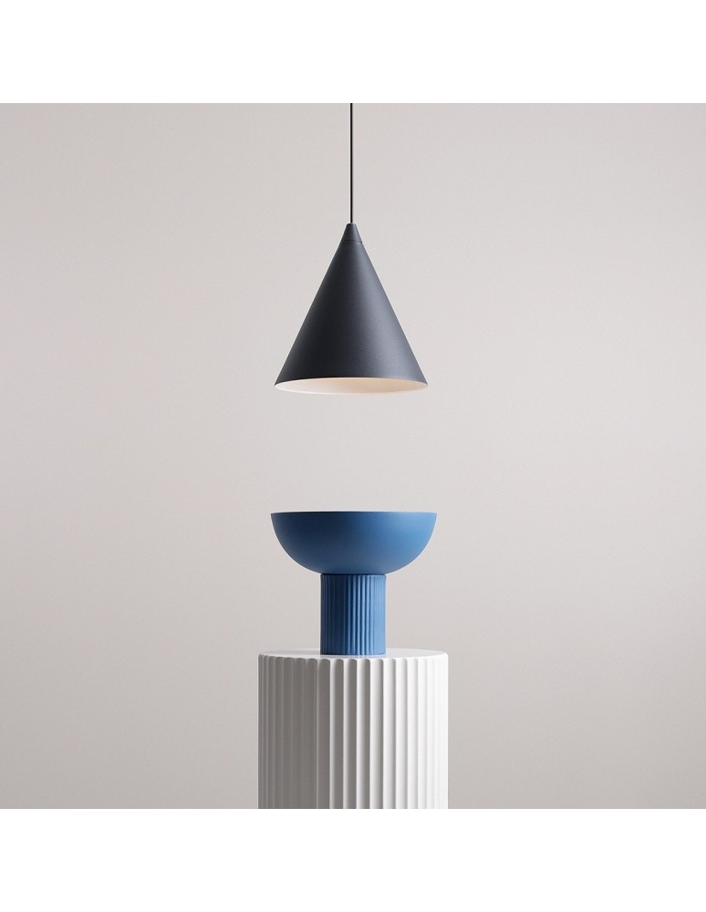 Single pendant lamps - Aldex Form Pendant Lamp Black 1 x max 15W LED (1108G1) - product kolory-swiatla.pl 5