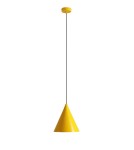 Yellow pendant lamps - Aldex Form Mustard Pendant Lamp 1 x max 15W LED (1108G14). - product 6