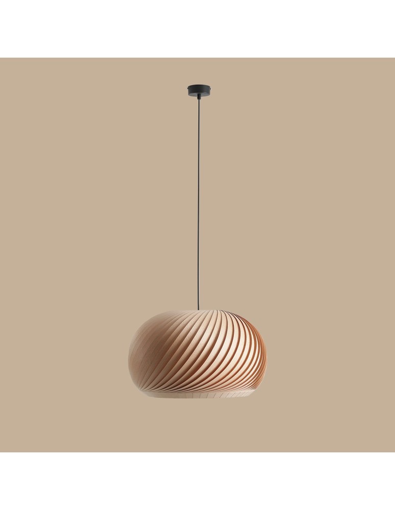 Wooden pendant lamps - Aldex Nature Dark L Pendant Lamp 1 x max 15W LED (1110G_L) - product kolory-swiatla.pl 3