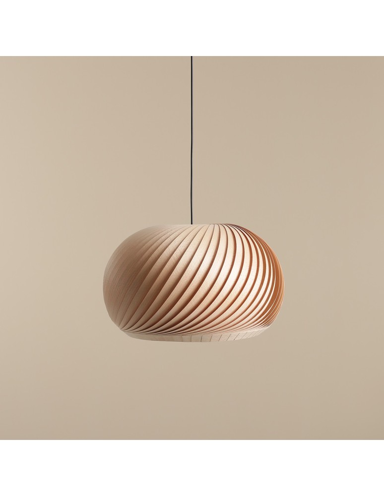 Wooden pendant lamps - Aldex Nature Dark L Pendant Lamp 1 x max 15W LED (1110G_L) - product kolory-swiatla.pl 4