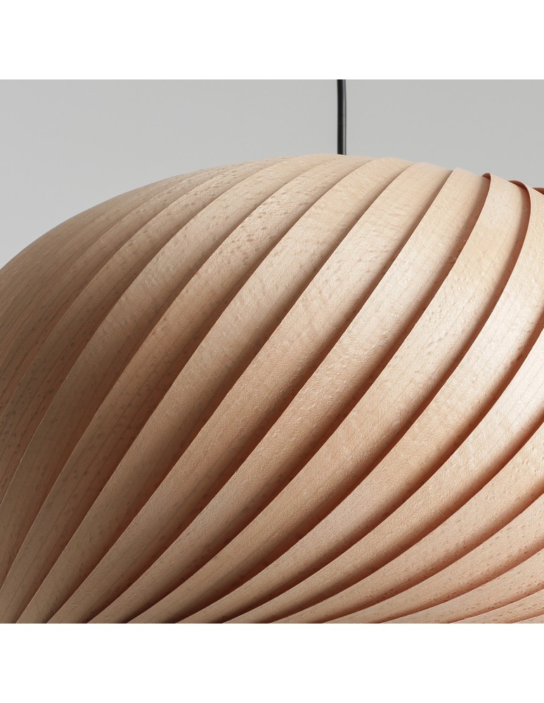 Wooden pendant lamps - Aldex Nature Dark L Pendant Lamp 1 x max 15W LED (1110G_L) - product kolory-swiatla.pl 5