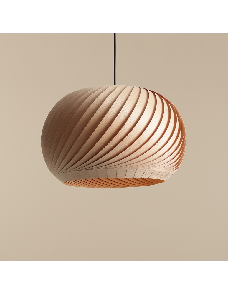 Wooden pendant lamps - Aldex Nature Dark M Pendant Lamp 1 x max 15W LED (1110G_M) - product kolory-swiatla.pl 3